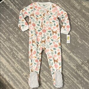 Carter's Floral Deer Footie